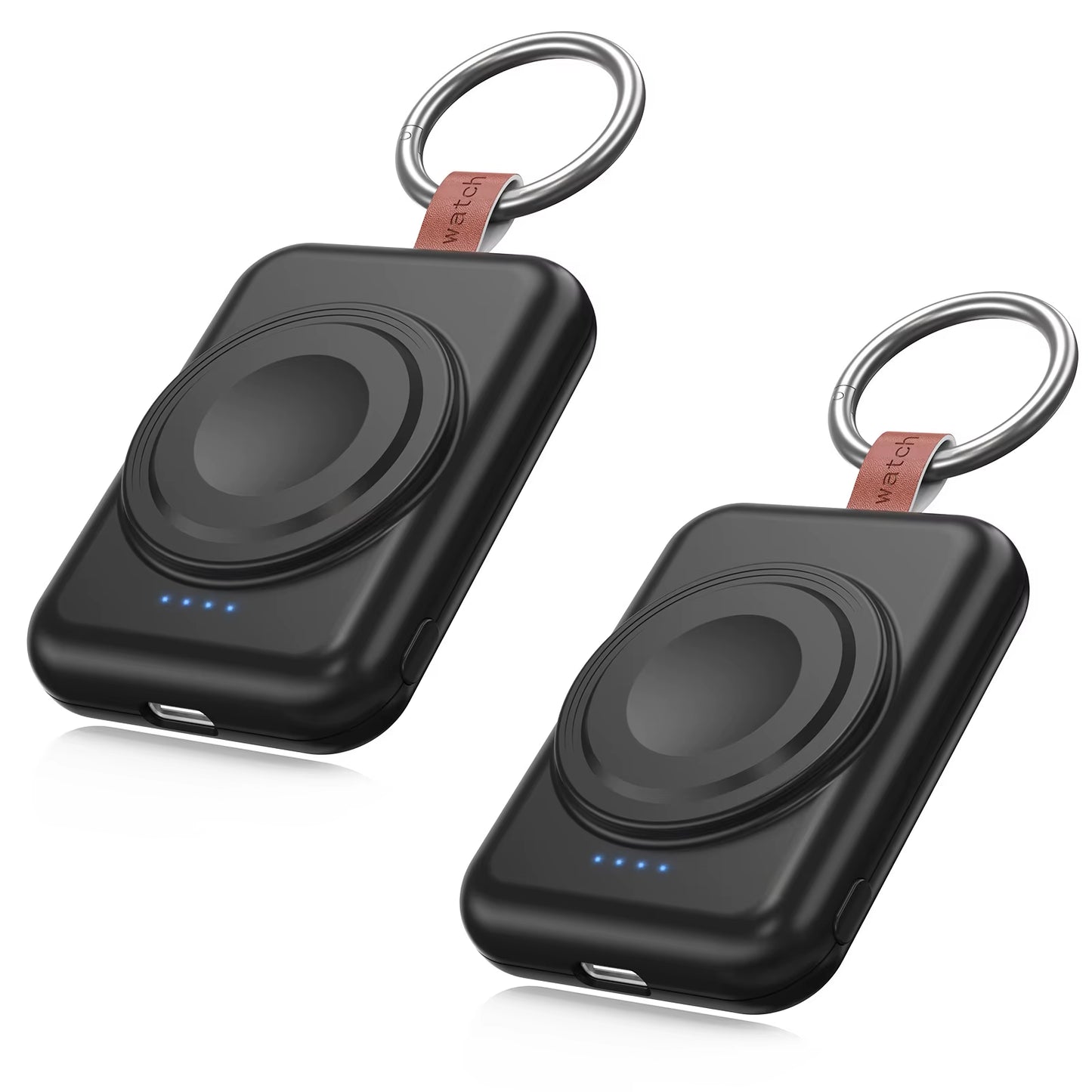 Mini Magnetic Wireless Power Bank 1800Mah for Samsung & Apple Watch Portable Charging Solution for Smartwatch