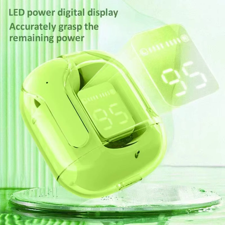 T2 Wireless Mini Earbuds LED Power Digital Display TWS Wireless Headset Stereo Sound Bluetooth Headphones